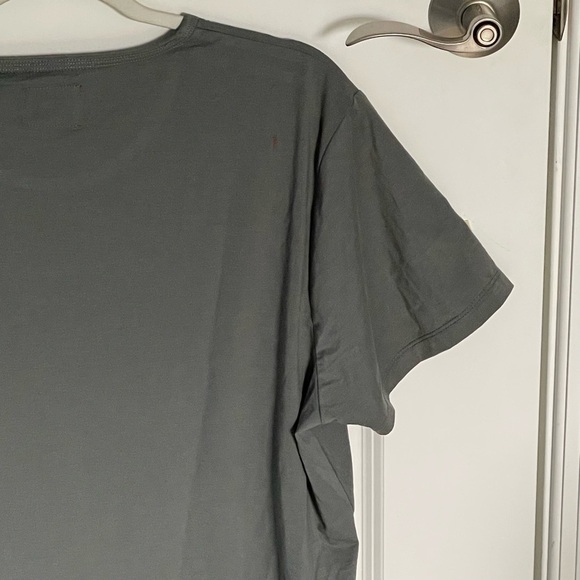 Cuts Sage Green Whale Print AO Curve Hem Short Sleeve Tee- 47024 - Picture 4 of 15